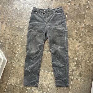 Women’s Gray Corduroy Pants
